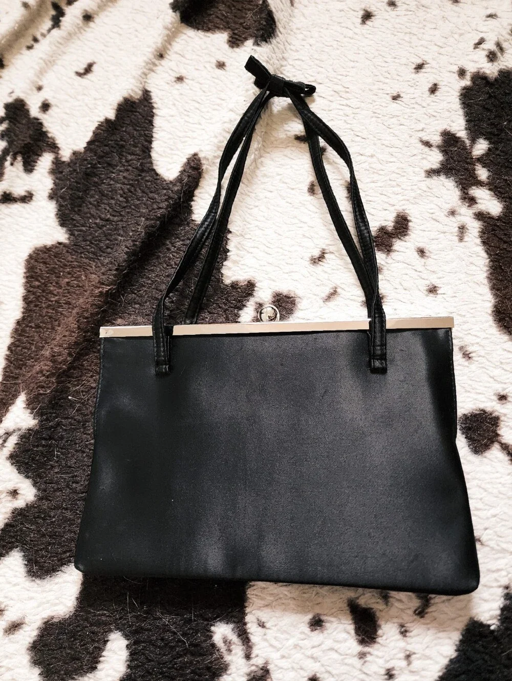 WOMEN'S 80'S/90'S MINI CLUTCH - BLACK - Picture 1 of 3